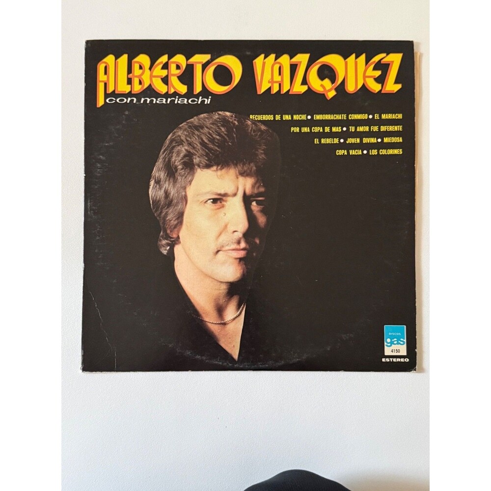 Alberto Vazquez Con Mariachi LP 1976 Discos Gas 4150 EX Cleaned